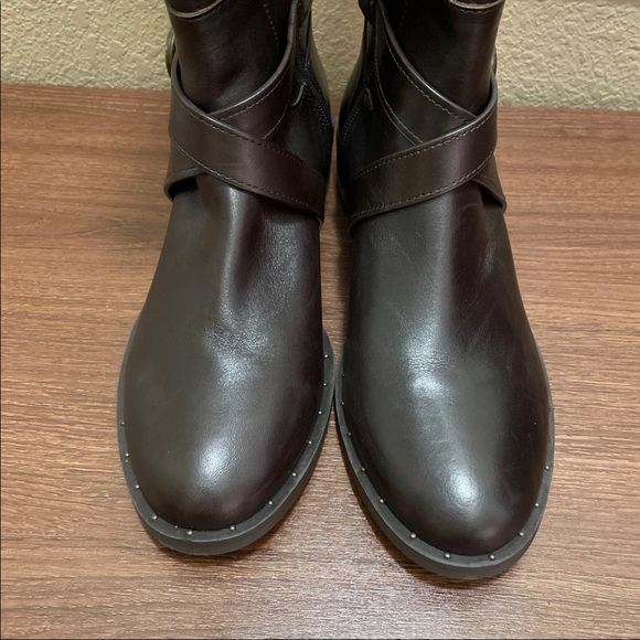 New INC Womens Fadora Leather Studded Riding Boots - Picture 9 of 10